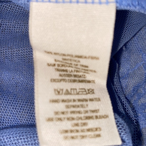 Intimately Free People sapphire blue lace babydoll camisole top size medium - Picture 7 of 8